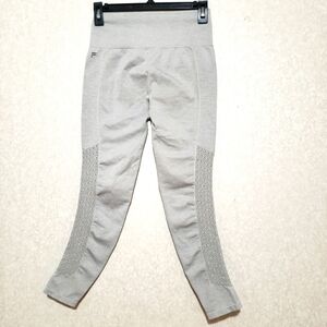 Fabletics Gray Mesh Panel Leggings size:M